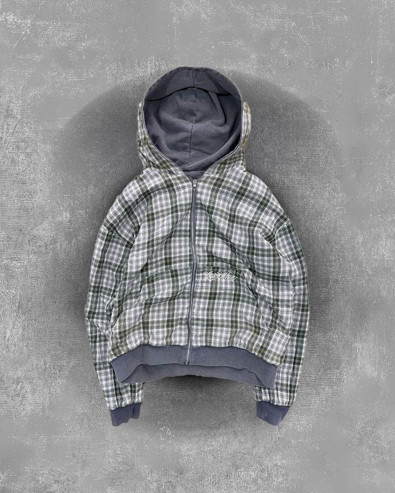 LIGHT GREY/GREY 2-SIDED ZIPPER